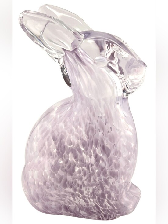 Threshold Other - Confetti Pink Glass Bunny Figurine
